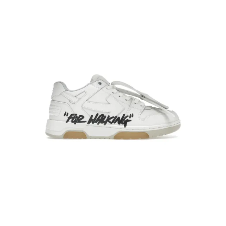 Off White Out of Office - White Black "For Walking"